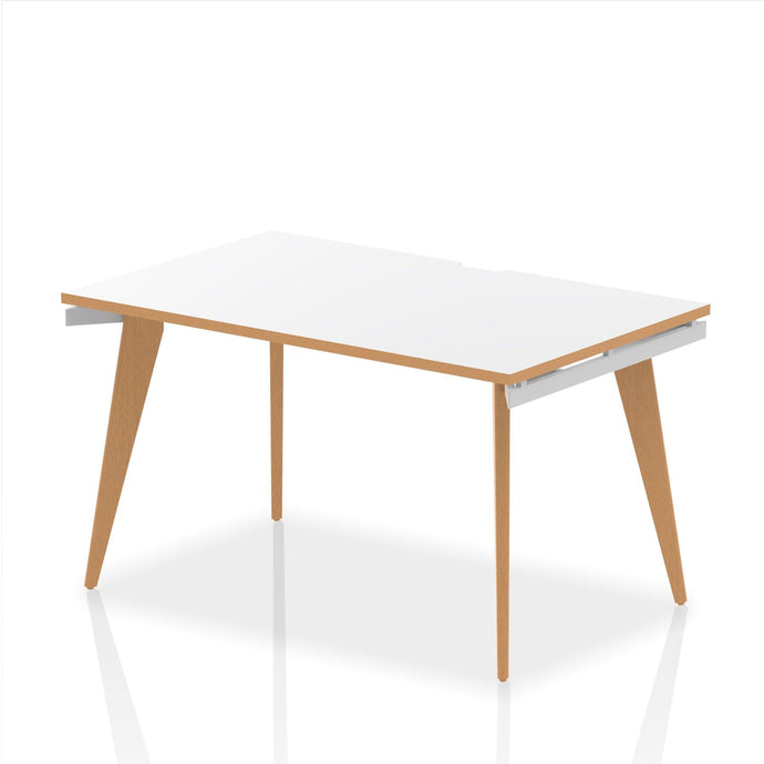 Oslo 1200 White Wood Office Desk