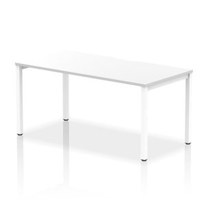 Evolve 1600 White Single Bench Desk