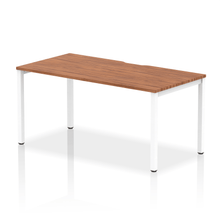 Load image into Gallery viewer, Evolve 1600 White Walnut Single Bench Desk
