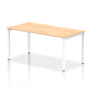 Evolve 1600 White Maple Single Bench Desk