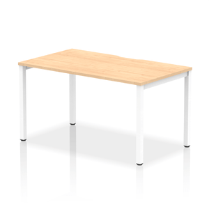 Evolve 1400 White Maple Single Bench Desk