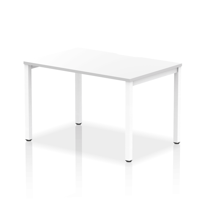 Evolve 1200 White Single Bench Desk