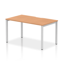 Load image into Gallery viewer, Evolve 1400 Silver Oak Single Bench Desk
