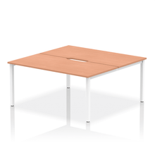 Load image into Gallery viewer, Dynamic Evolve 1600 Beech White Bench Desk
