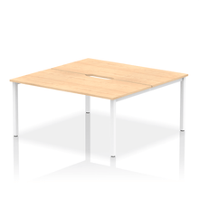 Load image into Gallery viewer, Dynamic Evolve 1600 Maple White Bench Desk
