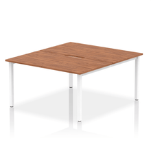 Load image into Gallery viewer, Dynamic Evolve 1400 Walnut White Bench Desk
