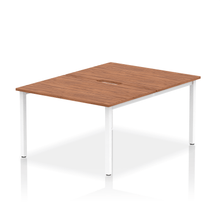 Load image into Gallery viewer, Dynamic Evolve 1200 Walnut White Bench Desk
