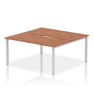 Dynamic Evolve 1600 Walnut Silver Bench Desk