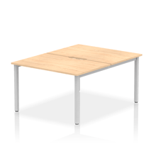 Load image into Gallery viewer, Dynamic Evolve 1200 Maple Silver Bench Desk
