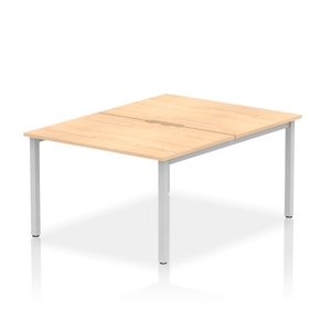 Dynamic Evolve 1200 Maple Silver Bench Desk