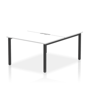 Dynamic Evolve 1600 White Black Bench Desk