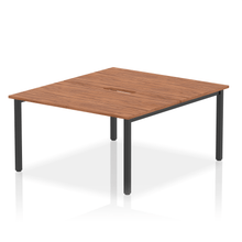 Load image into Gallery viewer, Dynamic Evolve 1400 Walnut Black Bench Desk
