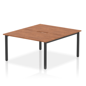 Dynamic Evolve 1400 Walnut Black Bench Desk