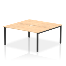 Load image into Gallery viewer, Dynamic Evolve 1600 Maple Black Bench Desk
