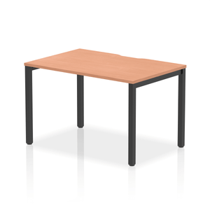 Evolve 1200 Black Beech Single Bench Desk