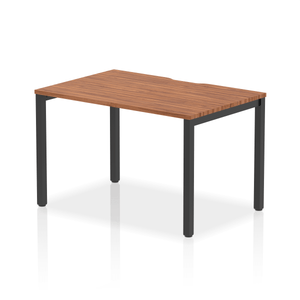 Evolve 1200 Black Walnut Single Bench Desk