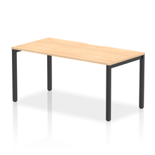 Load image into Gallery viewer, Evolve 1600 Black Maple Single Bench Desk
