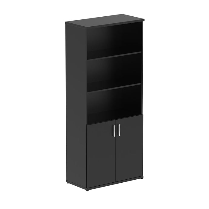 Black Cupboard with Shelves