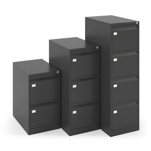 Black Office Filing Cabinets