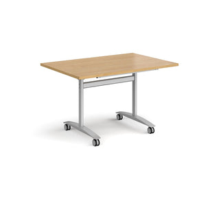 Pivot Pro 1200 Silver Oak Folding Office Table