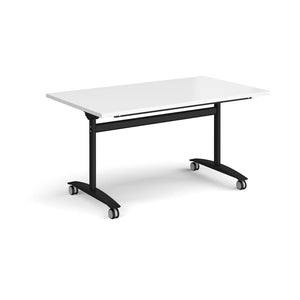 Pivot Pro 1400 Black White Folding Office Table