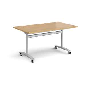 Pivot Pro 1400 Silver Oak Folding Office Table