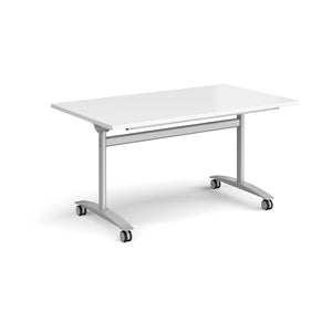 Pivot Pro 1400 Silver White Folding Office Table