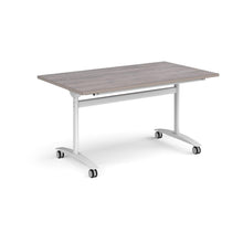 Load image into Gallery viewer, Pivot Pro 1400 White Grey Oak Folding Office Table
