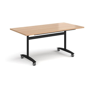 Pivot Pro 1600 Black Beech Folding Office Table