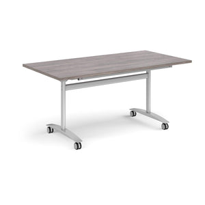 Pivot Pro 1600 Silver Grey Oak Folding Office Table