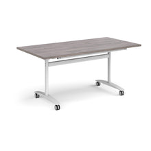 Load image into Gallery viewer, Pivot Pro 1600 White Grey Oak Folding Office Table
