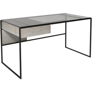 Federico Glass And Metal Desk