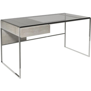 Federico Glass Home Office Desk