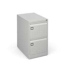 Load image into Gallery viewer, Grey 2 Drawer Office Filing Cabinet
