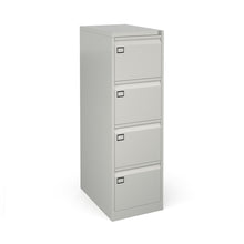 Load image into Gallery viewer, Grey 4 Drawer Office Filing Cabinet
