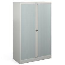 Load image into Gallery viewer, Grey Tambour Cupboard 1570mm
