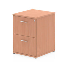 Load image into Gallery viewer, Beech 2 Drawer Filing Cabinet
