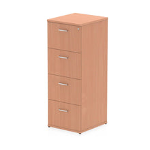 Load image into Gallery viewer, Beech 4 Drawer Filing Cabinet
