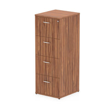 Load image into Gallery viewer, Walnut 4 Drawer Filing Cabinet
