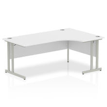 Load image into Gallery viewer, Impulse 180cm White Corner Desk Silver Leg Right Hand
