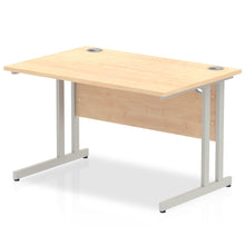 Load image into Gallery viewer, Impulse 1200 Maple Silver Cantilever Office Desk
