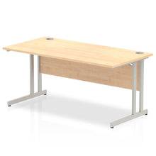 Load image into Gallery viewer, Impulse 1600 Maple Silver Cantilever Office Desk
