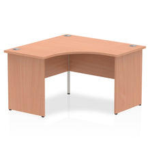 Load image into Gallery viewer, 120cm Beech Corner Computer Desk
