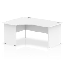 Load image into Gallery viewer, 160cm White L Shaped Office Desk Left Hand
