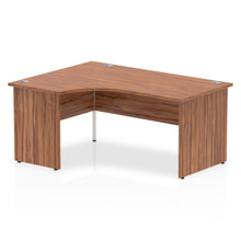 Load image into Gallery viewer, 160cm Walnut L Shaped Office Desk Left Hand
