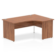 Load image into Gallery viewer, 160cm Walnut L Shaped Office Desk Right Hand
