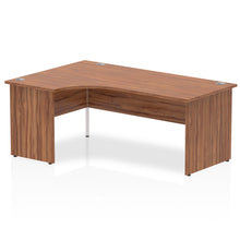 Load image into Gallery viewer, 180cm Walnut L Shaped Office Desk Left Hand
