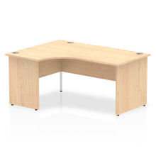 Load image into Gallery viewer, 160cm Maple L Shaped Office Desk Left Hand
