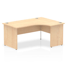 Load image into Gallery viewer, 160cm Maple L Shaped Office Desk Right Hand
