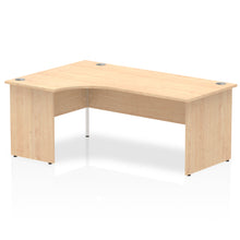 Load image into Gallery viewer, 180cm Maple L Shaped Office Desk Left Hand
